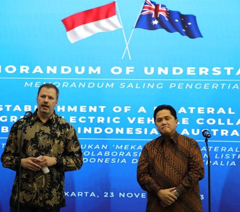 Resmi, Indonesia dan Australia Kerja Sama Kembangkan Ekosistem Kendaraan Listrik