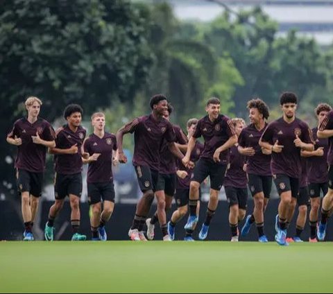 FOTO: Intip Latihan Timnas Spanyol dan Jerman Jelang Laga Panas Dua Tim Raksasa Eropa di Piala Dunia U-17