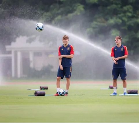 FOTO: Intip Latihan Timnas Spanyol dan Jerman Jelang Laga Panas Dua Tim Raksasa Eropa di Piala Dunia U-17