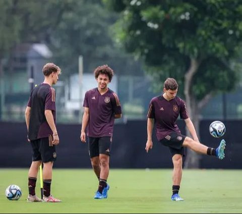 FOTO: Intip Latihan Timnas Spanyol dan Jerman Jelang Laga Panas Dua Tim Raksasa Eropa di Piala Dunia U-17