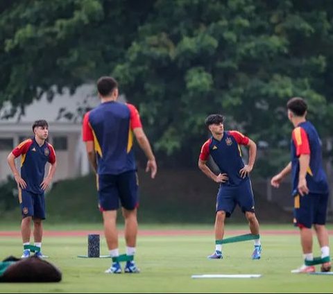 FOTO: Intip Latihan Timnas Spanyol dan Jerman Jelang Laga Panas Dua Tim Raksasa Eropa di Piala Dunia U-17