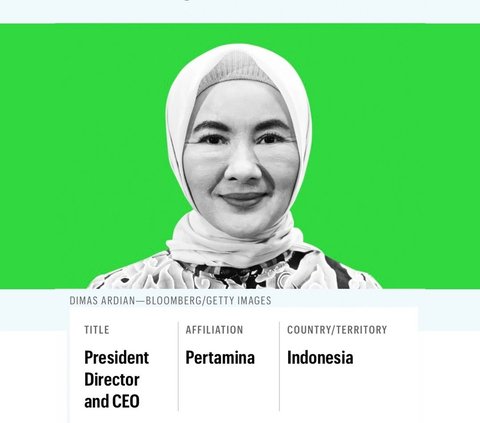 Nicke Widyawati Kembali Masuk  Daftar Fortune 100 Most Powerful Women