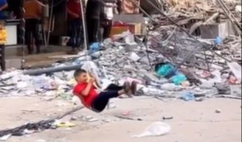 Potret Anak-anak di Palestina