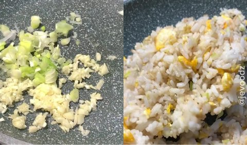 Cara Memasak Nasi Goreng Siram Sayur