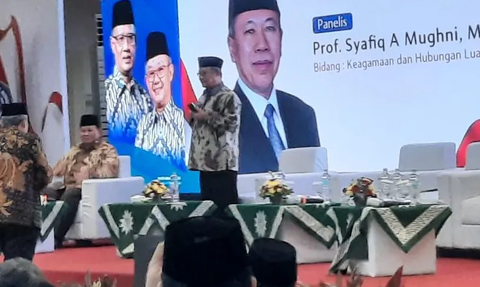 Momen Capres Prabowo Joget Gemoy di Acara Dialog Muhammadiyah