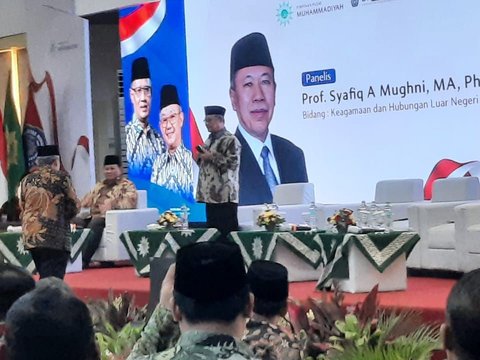 Momen Capres Prabowo Joget Gemoy di Acara Dialog Muhammadiyah