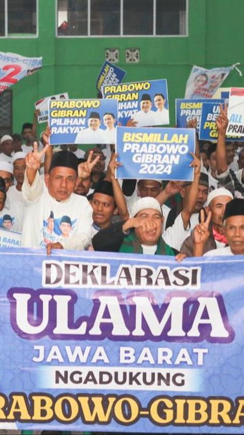 Ratusan Ulama Jabar Deklarasi Dukung Prabowo-Gibran di Pilpres 2024<br>