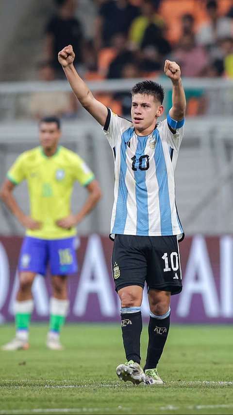 FOTO: Tanpa Ampun! Argentina Habisi Brasil 3-0 dan Lolos ke Semifinal Piala Dunia U-17