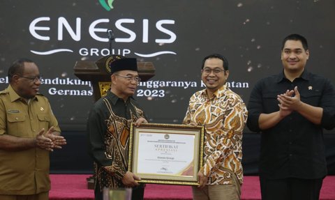 Menko Muhadjir Beri Germas Award 2023, Enesis Salah Satu Penerima