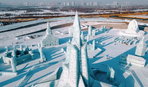 Liburan ke Harbin Ice and Snow World, China