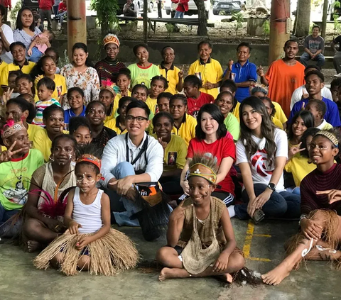 Kaesang Berikan Kiat Kewirausahaan ke Anak Muda di Sentani