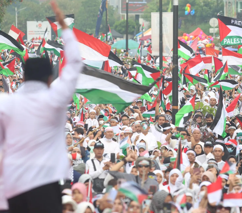 Aksi Damai Depok Bersama Palestina Berhasil Kumpulkan Donasi Rp2,2 Miliar