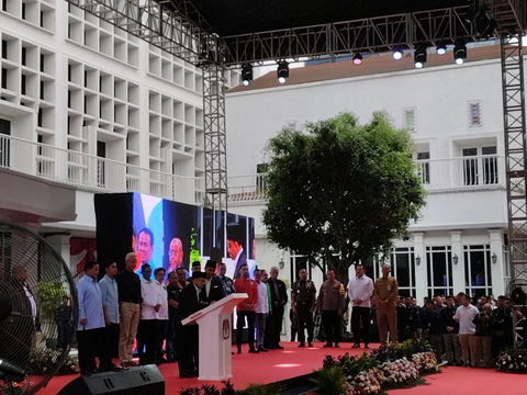 Kompak! Anies-Cak Imin, Prabowo-Gibran dan Ganjar-Mahfud Teken Deklarasi Kampanye Damai