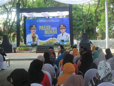 Tekan Harga Sembako Jelang Naru, Pemkot Pasuruan Gelar Pasar Murah Bagi Warga Kurang Mampu