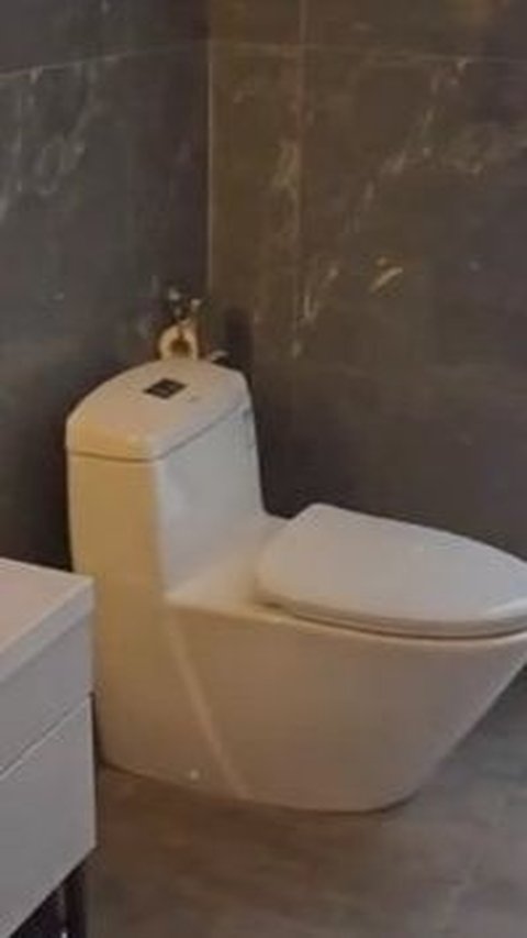 Toiletnya pun sudah memakai toilet yang canggih.