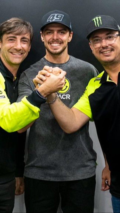 Pembalap Fabio Di Giannantonio Gabung ke Mooney VR46 Racing Team musim 2024. 