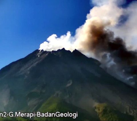 Gunung Merapi Dua Kali Muntahkan Awan Panas Guguran, Terjauh Capai 2 Km