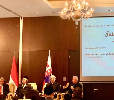 Dialog Lintas Agama di Slovakia, Wapres Ma'ruf Amin Dorong Kerja Sama Atasi Konflik Dunia