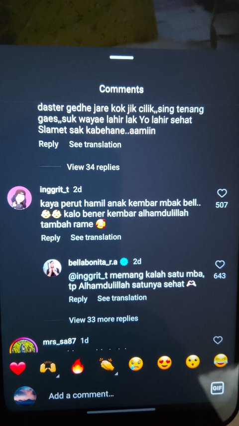 Banyak Yang Menyebut Hamil Anak Kembar