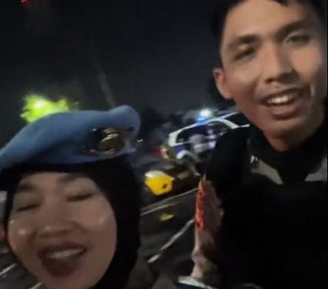 Dinas Bareng, Momen Kebersamaan Ibu dan Anak yang Sama-sama Polisi Ini Viral Curi Perhatian