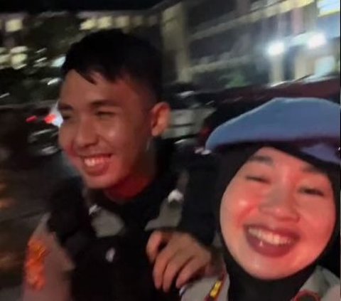 Dinas Bareng, Momen Kebersamaan Ibu dan Anak yang Sama-sama Polisi Ini Viral Curi Perhatian