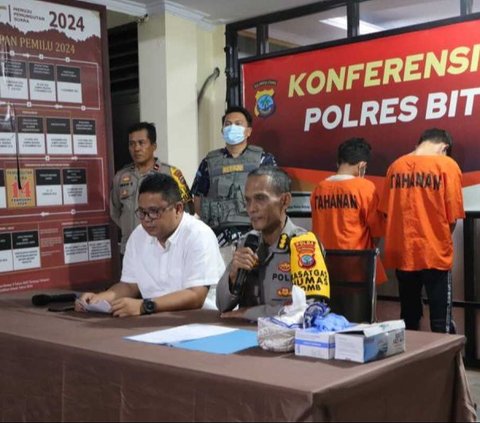 Polisi Tangkap Dua Tersangka Perusakan Ambulans dan Penganiayaan Saat Bentrokan di Bitung