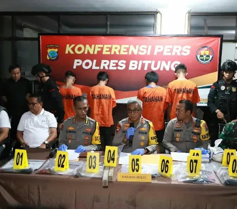 Polisi Tangkap Dua Tersangka Perusakan Ambulans dan Penganiayaan Saat Bentrokan di Bitung