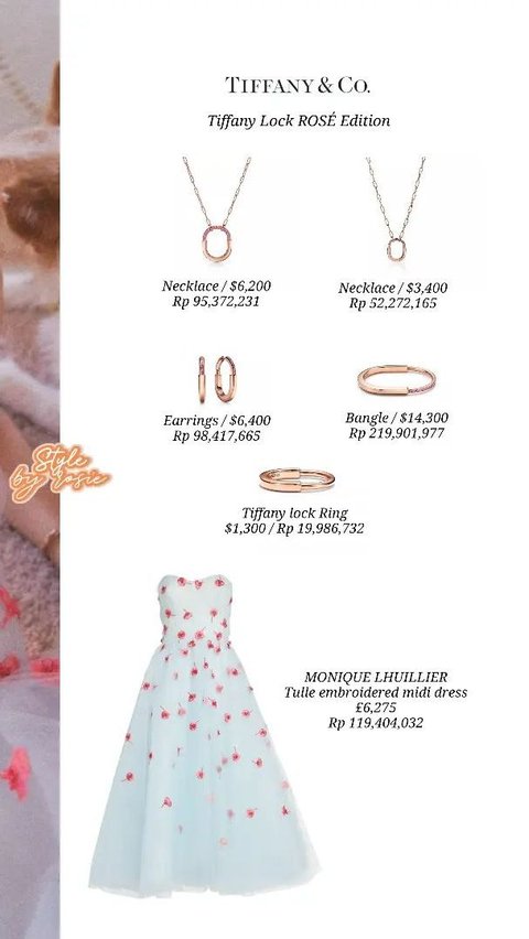 Total Value of Rose Blackpink's Jewelry Stack When Wearing Simple Paju