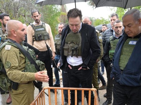 Invited by PM Netanyahu to a City Attacked by Hamas, CEO X Elon Musk Supports Israeli Military Attack