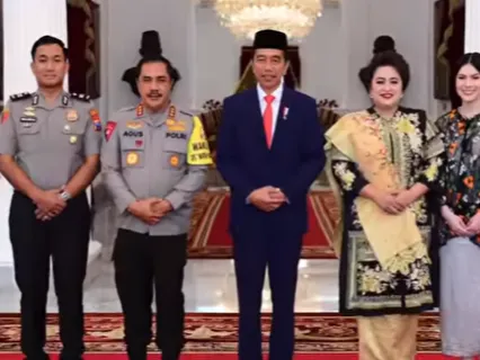 Momen Perwira Polisi Anak Wakapolri Temui Presiden Jokowi Ajak Calon Istri, Ngundang ke Nikahan?