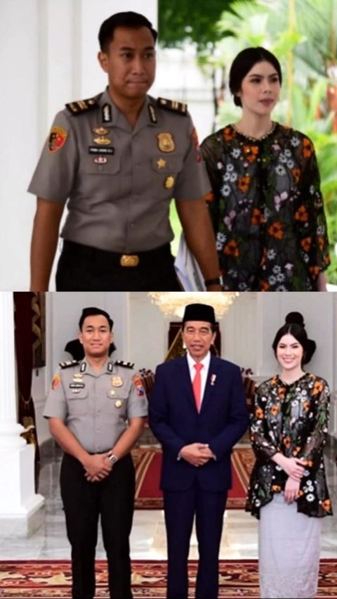 Momen Perwira Polisi Anak Wakapolri Temui Presiden Jokowi Ajak Calon Istri, Ngundang ke Nikahan?