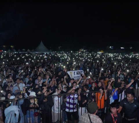 Ribuan Orang Kumpul di Konser Pesta Rakyat Deklarasi Dukung Ganjar-Mahfud