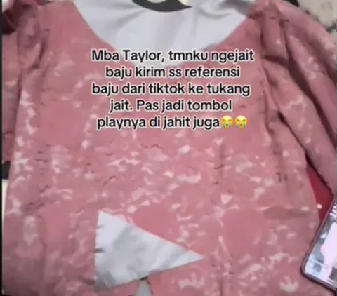 Funny, Kebaya Has a 'Play' Button Decoration Due to Miscommunication Order