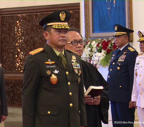 Thin Body of Luhut Pandjaitan at the Inauguration of His Son-in-Law, General Maruli Simanjuntak as the Army Chief of Staff Draws Attention