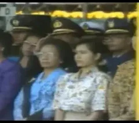 Portrait of the 1991 Indonesian Independence Day Celebration, when the President and his Vice President were both Generals of the Indonesian National Army