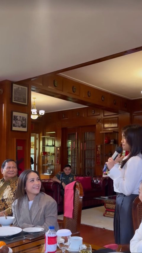Fuji Diundang Makan Siang Bareng Prabowo di Kantor Kemenhan, Aksi Mayor Teddy Ini Tuai Sorotan