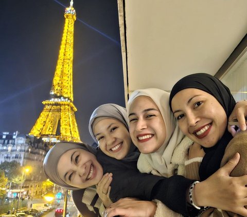 Natasha Rizky Bombarded with Satirical Comments While Showing Off Vacation in Paris, Her Response is Short but Sharp