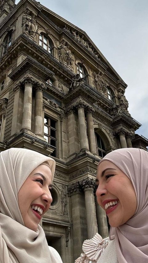 Natasha Rizky Bombarded with Satirical Comments While Showing Off Vacation in Paris, Her Response is Short but Sharp