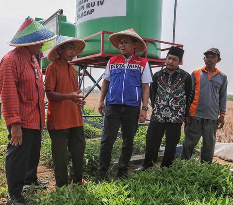 FOTO: Melihat Penggunaan Energi Terbarukan untuk Irigasi Pertanian di Cilacap