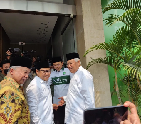 Di Hadapan Din Syamsuddin, Cak Imin Pede Pasangan AMIN Menang 1 Putaran