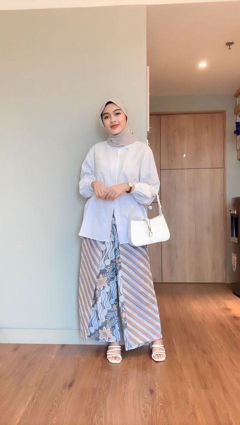 Lucu, Ide Look Batik Kekinian Untuk Hijaber