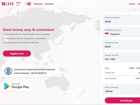 Gandeng Fintech Lightnet, Love Remit Tawarkan Layanan Pengiriman Uang Mudah, Murah, dan Aman