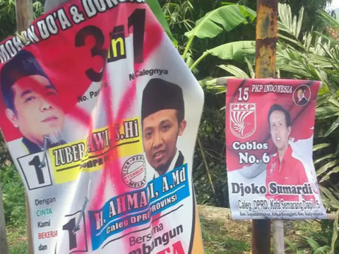 KPU Larang Politisi Jatim Pasang Baliho Kampanye di Rumah Ibadah hingga Pohon, Ini Akibatnya jika Melanggar