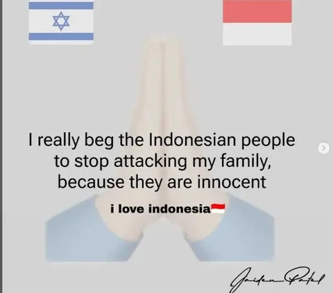 Israeli Presenter Calls Indonesian Citizens Terrorists, Now Asks for Forgiveness and Waves White Flag After Being Terrorized by Netizens +62