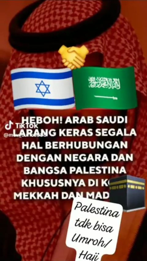 Benarkah Arab Saudi Larang Masyarakat Palestina Haji dan Umrah? Cek Faktanya!