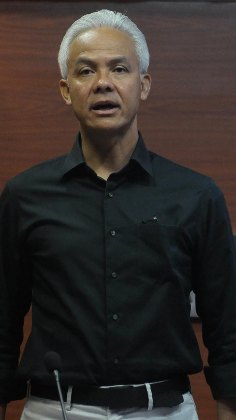 Ganjar memaparkan visi-misi dan program kerja sebagai calon presiden Indonesia di hadapan anggota PWI seluruh Indonesia.