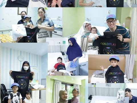 Not Just a Trash Cleaning Ship, Coldplay Secretly Donates Merchandise to Children Patients at RS Jakarta