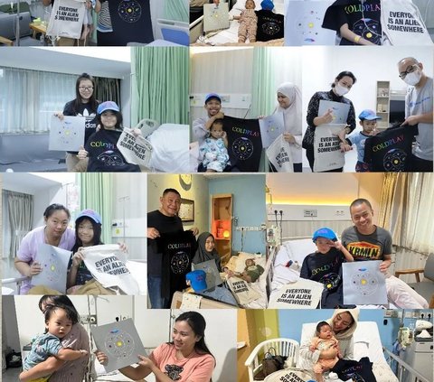Not Just a Trash Cleaning Ship, Coldplay Secretly Donates Merchandise to Children Patients at RS Jakarta