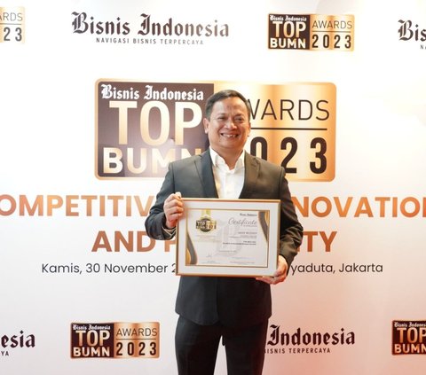 Direktur Utama PNM Arief Mulyadi jadi The Best CEO di Ajang Top BUMN Awards 2023