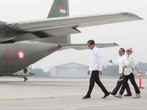 FOTO: Momen Jokowi Kirim 51,5 Ton Bantuan untuk Palestina, 2 Pesawat Hercules TNI AU Dikerahkan